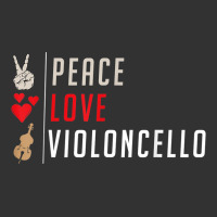 Peace Love Violoncello Music Instrument Cello Instrument Baby Bodysuit | Artistshot