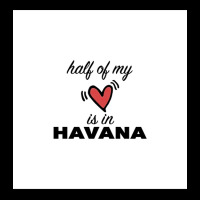 Half Of My Heart Is In Havana Chiffon Top Fleece Short | Artistshot