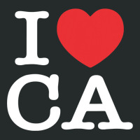 I Heart Ca Love California Women's Triblend Scoop T-shirt | Artistshot