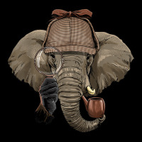 Detective Elephant Spy Inspector Investigator Elephant Lover Youth Jogger | Artistshot