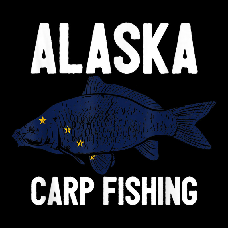 Alaska Carp Fishing Angler American Carp Angling Usa Cropped Hoodie by Dapper | Artistshot