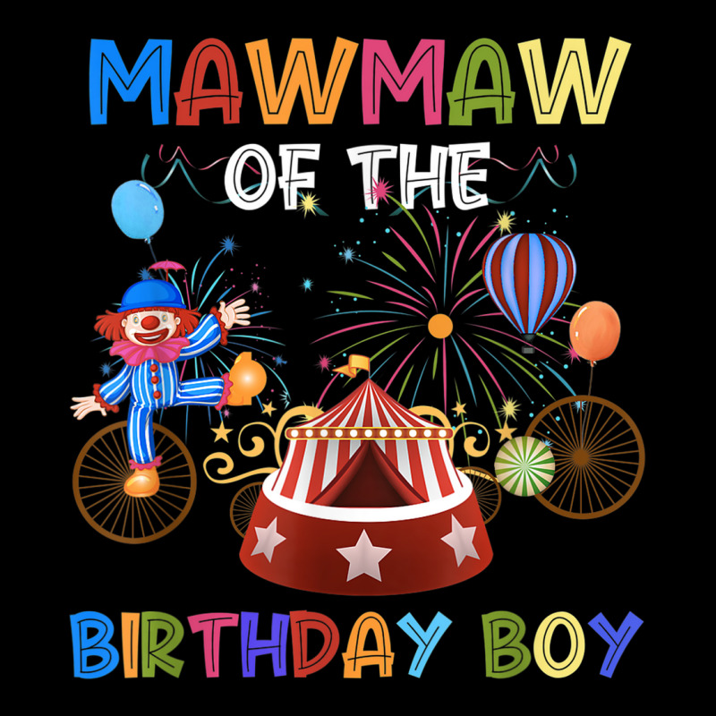 Mawmaw Of The Birthday Boy Ringmaster Circus Birthday Party Maternity Scoop Neck T-shirt by Aquarius | Artistshot