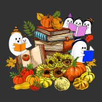 Cute Ghost Book Reading Lover Pumpkins Sunflower Halloween Baby Bodysuit | Artistshot