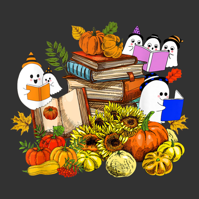 Cute Ghost Book Reading Lover Pumpkins Sunflower Halloween Baby Bodysuit by Complete | Artistshot