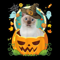 Happy Halloween Pumpkin Tonkinese Cat Witch Cute Hat Lover Baby Tee | Artistshot