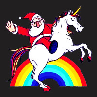 Santa Unicorn T-shirt | Artistshot