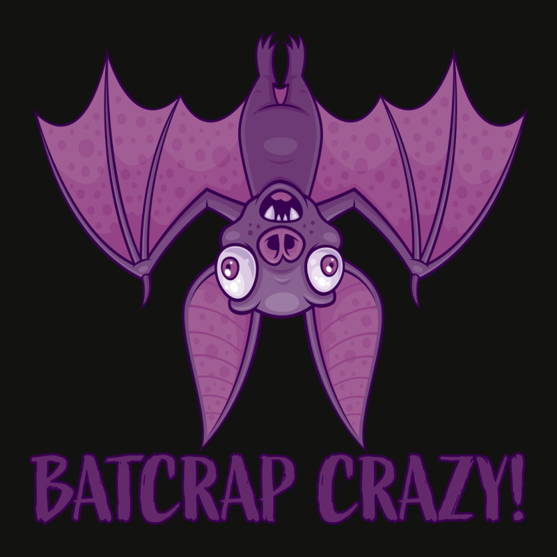 Batcrap Crazy Wacky Cartoon Bat Scorecard Crop Tee by fizzgig | Artistshot