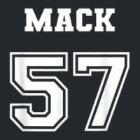 Jersey Style Mack Name Nickname 1957 57 Birthday Crewneck Sweatshirt | Artistshot