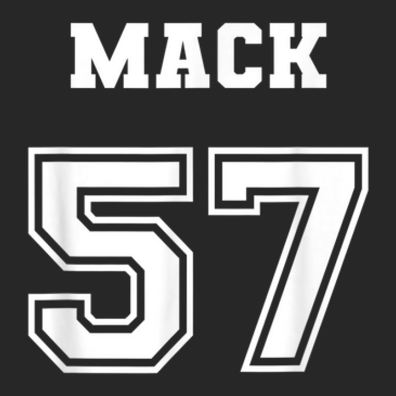 Jersey Style Mack Name Nickname 1957 57 Birthday Men's T-shirt Pajama Set by Fashzilla | Artistshot