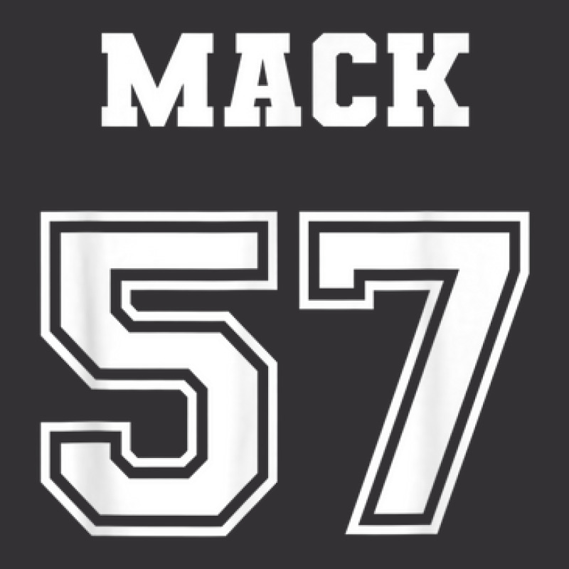 Jersey Style Mack Name Nickname 1957 57 Birthday Vintage Hoodie And Short Set by Fashzilla | Artistshot