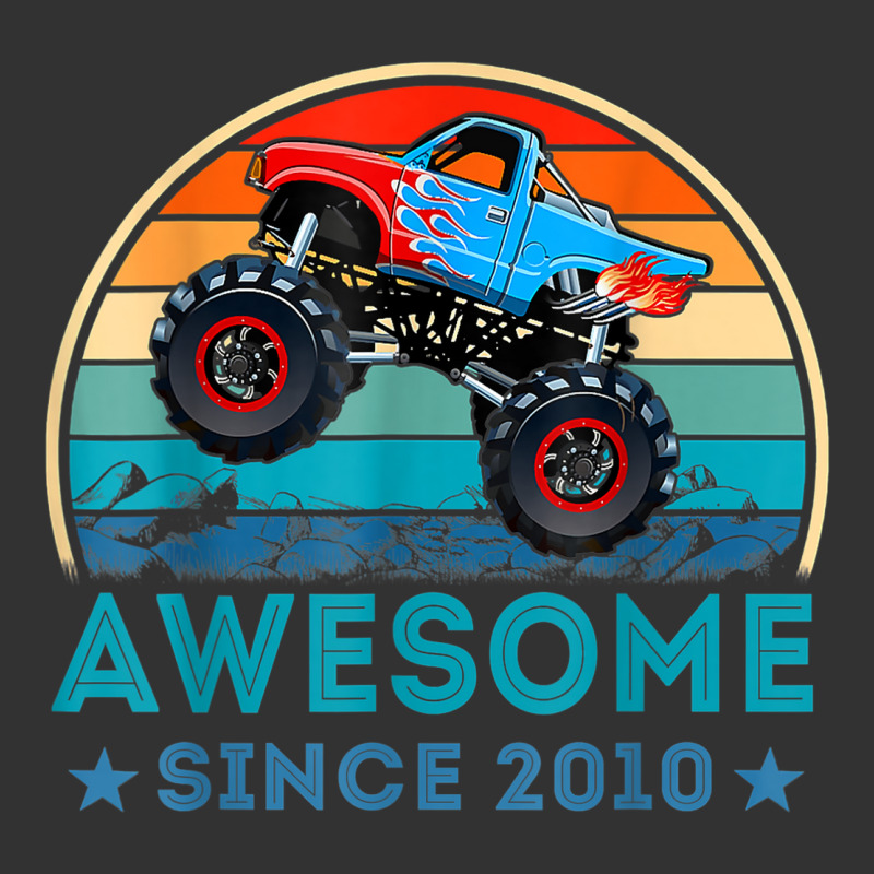 12 Awesome Since 2010 Monster Truck 12th Birthday Boys Baby Bodysuit | Artistshot