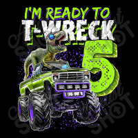 Ready To T-wreck 5 Dinosaur Monster Truck 5th Birthday Boys Pocket T-shirt | Artistshot