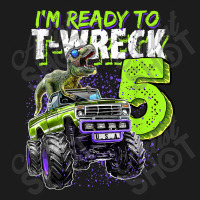 Ready To T-wreck 5 Dinosaur Monster Truck 5th Birthday Boys Hoodie & Jogger Set | Artistshot