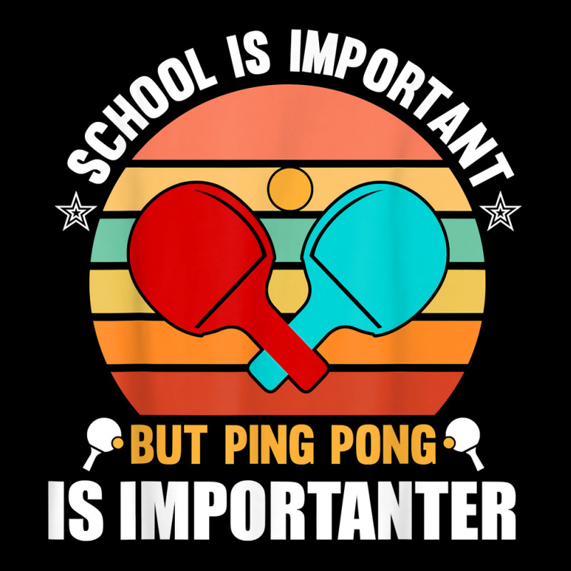 School Is Important But Ping Pong Is Importante, Ping Pong T Shirt Fleece Short by cm-arts | Artistshot