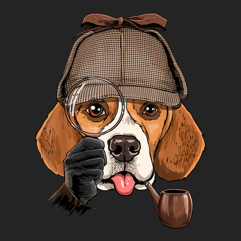 Detective Beagle Spy Investigator Puppy Beagle Dog Lover 3/4 Sleeve Shirt by Uniform | Artistshot