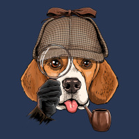 Detective Beagle Spy Investigator Puppy Beagle Dog Lover Men Denim Jacket | Artistshot