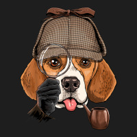 Detective Beagle Spy Investigator Puppy Beagle Dog Lover Classic T-shirt | Artistshot