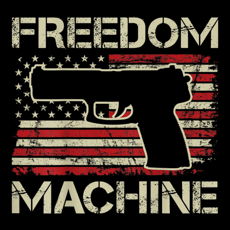 Freedom Machine   Pro Gun 2nd Amendment Pistol Usa (on Back) Men's 3/4 Sleeve Pajama Set | Artistshot