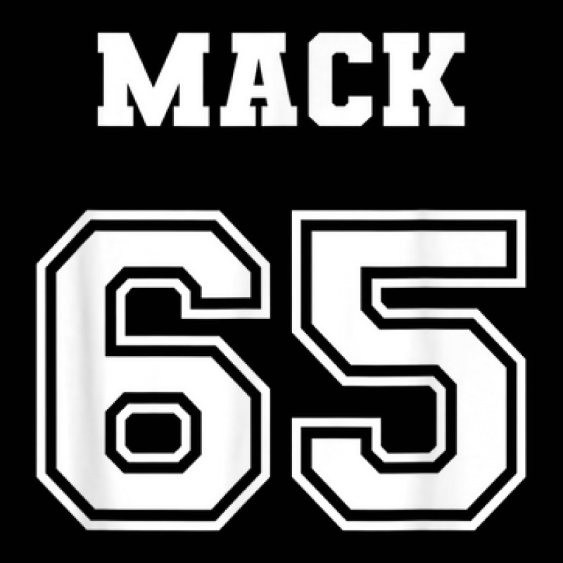 Jersey Style Mack Name Nickname 1965 65 Birthday Toddler 3/4 Sleeve Tee by Orchid | Artistshot