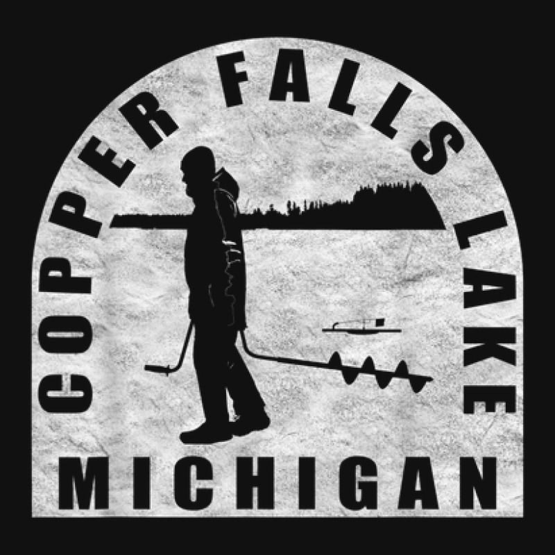 Copper Falls Lake Ice Fishing Michigan Front Car Mat | Artistshot