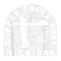 Copper Falls Lake Ice Fishing Michigan Sticker | Artistshot