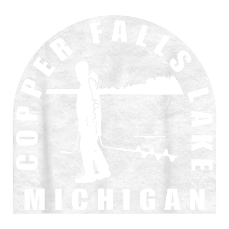 Copper Falls Lake Ice Fishing Michigan Sticker | Artistshot