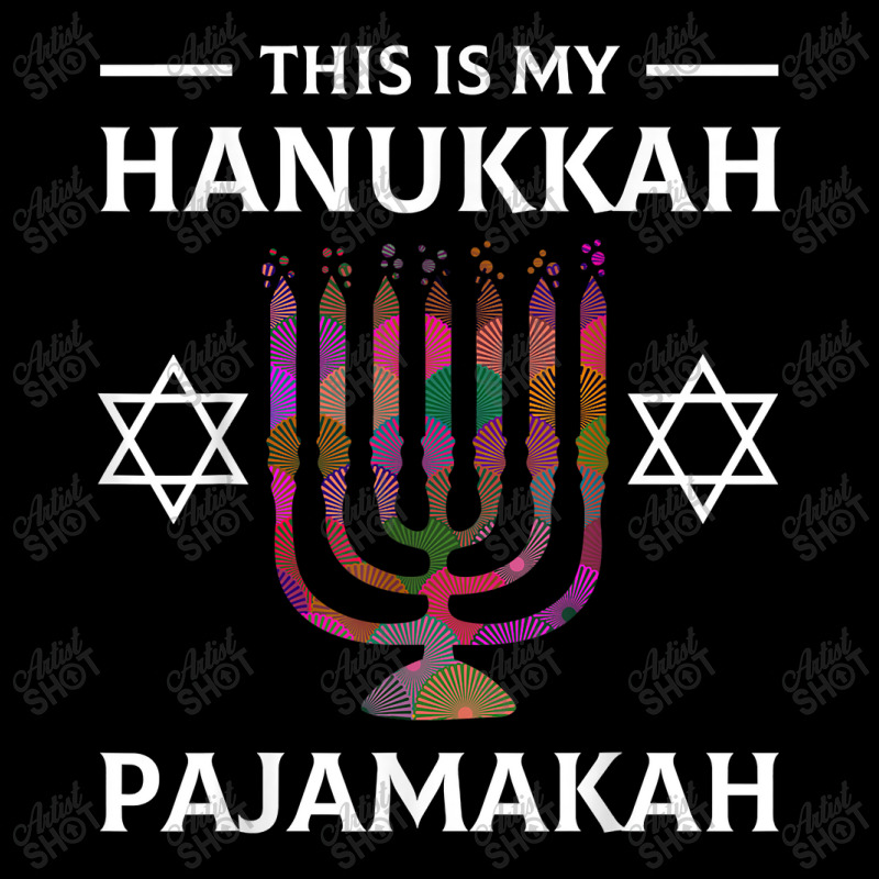 Hanukkah Pajama Menorah Pajamakah Chanukah Jewish Men's Long Sleeve Pajama Set | Artistshot