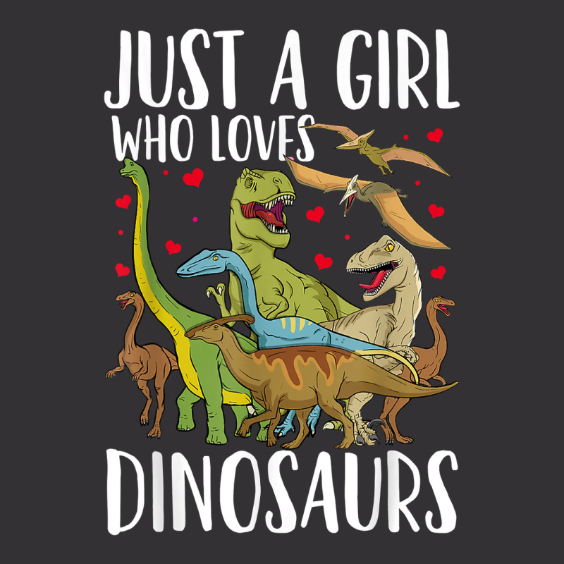 Dinosaur Just A Girl Who Loves Dinosaurs Brachiosaurus T Shirt Vintage Short | Artistshot