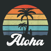 Aloha Hawaii Hawaiian Island Shirt Palm Beach Surfboard Surf T Shirt Women's Triblend Scoop T-shirt | Artistshot