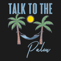 Talk To The Palm Trees Tropical Island Lovers Hoodie & Jogger Set | Artistshot