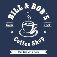 Bill And Bob's Coffee Shop Aa Recovery Gift Men Denim Jacket | Artistshot