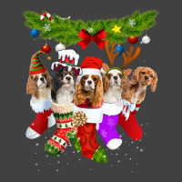 Cavalier King Charles Spaniel Christmas Sock Vintage T-shirt | Artistshot