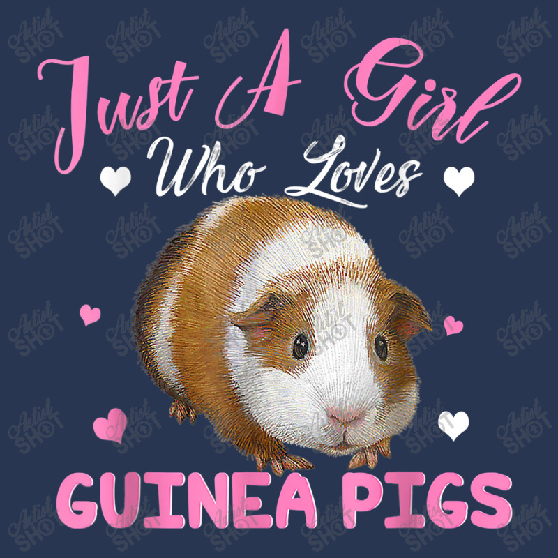 Guinea Pig Shirt Cute Funny Just A Girl Who Loves Guinea Pig Ladies ...