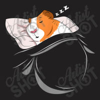 Guinea Pig Sleeping Cavy Nap Pjs Outfit Gift Guinea Pig T-shirt | Artistshot