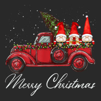 Three Gnomes In Red Truck With Merry Christmas Tree Printed Hat | Artistshot