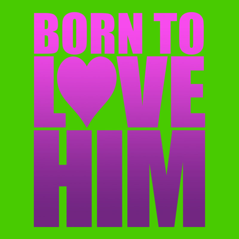 Born To Love Him Metal Print Square | Artistshot