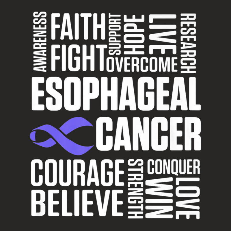 Esophageal Cancer Survivor Treatment Esophagus Warrior Premium T Shirt Ladies Fitted T-Shirt by cm-arts | Artistshot