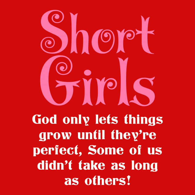 Short Girls God Only Lets Things Grow Up Metal Print Square | Artistshot