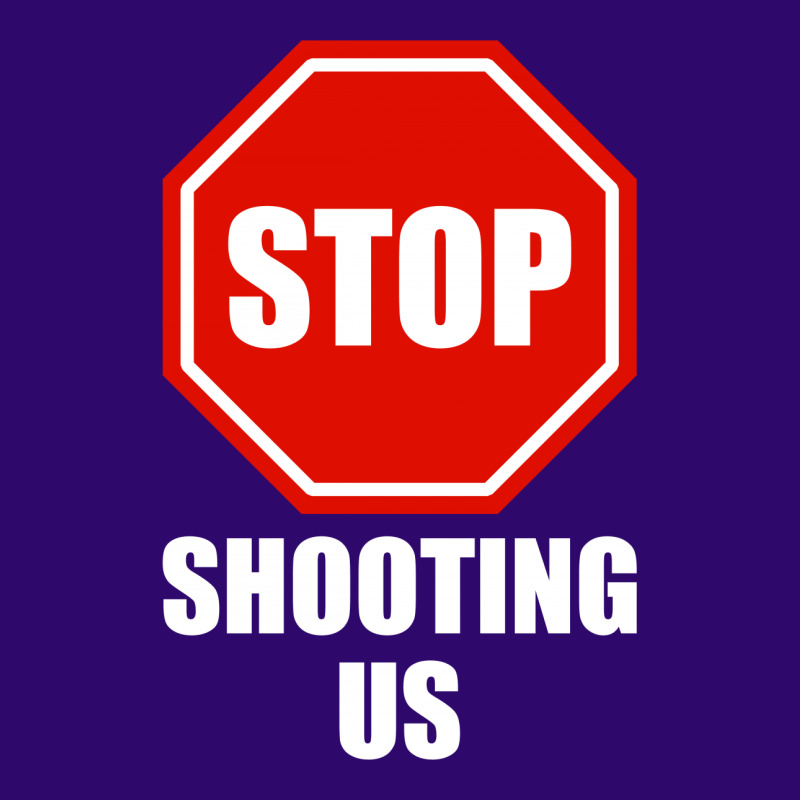 Stop Shooting Us - Black Lives Matter Metal Print Horizontal | Artistshot