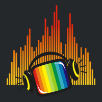 Headphones Tv Music Colorful Crewneck Sweatshirt | Artistshot