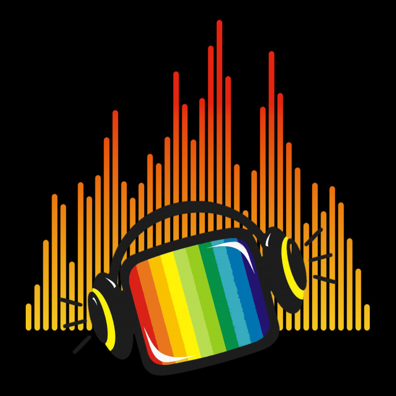 Headphones Tv Music Colorful V-neck Tee | Artistshot