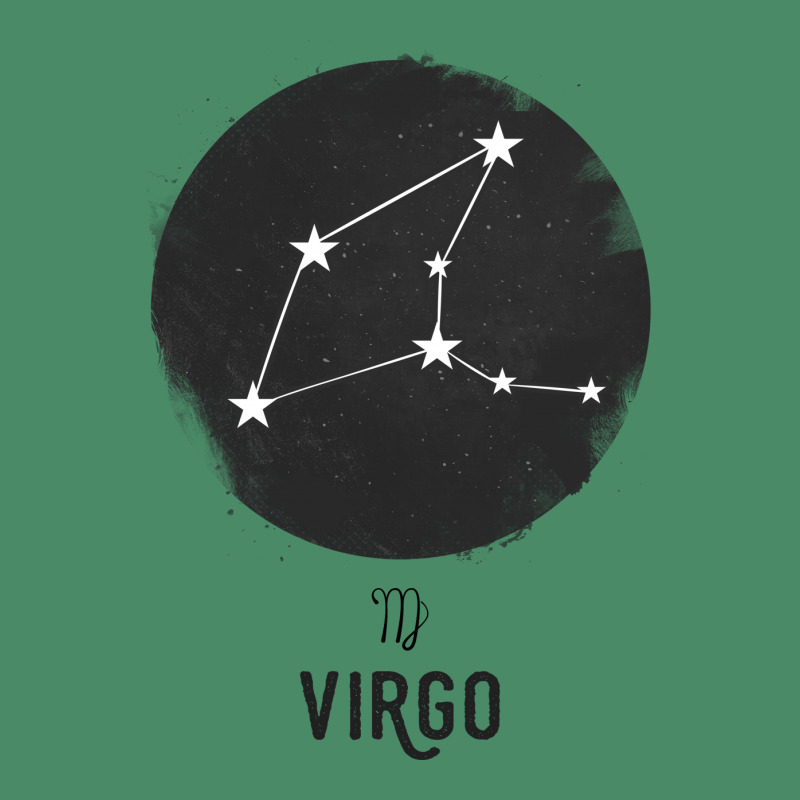 Minimal Virgo Zodiac Sign Metal Print Square | Artistshot