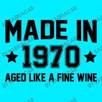 Made In 1970 Aged Like A Fine Wine Metal Print Square | Artistshot