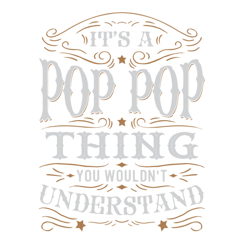 It Is A Pop Pop Thing You Wouldnt Understand Metal Print Square | Artistshot