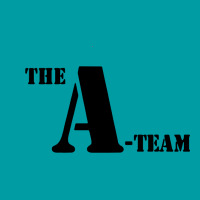 The A Team Stencil Tshirt Metal Print Square | Artistshot