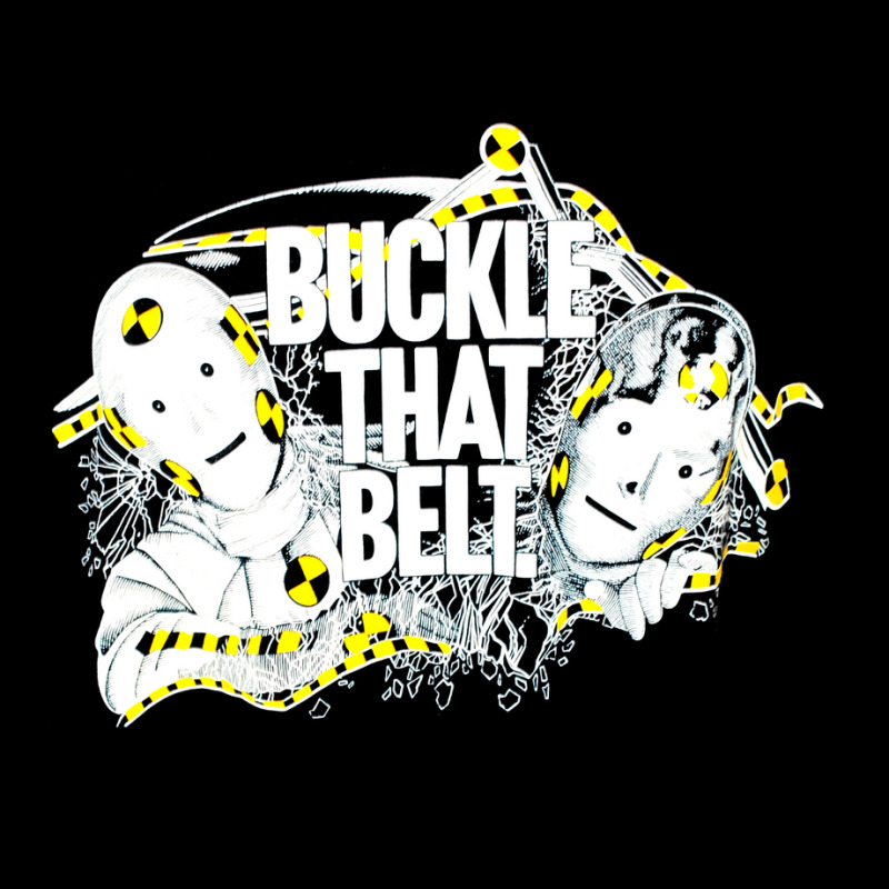 80_s Buckle That Belt Vintage Crash Test Dummies Classic Car Safety Po Women's V-neck T-shirt | Artistshot