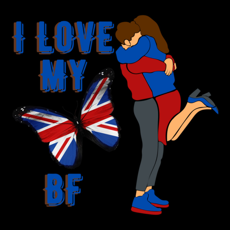 I Love My English Bf Zipper Hoodie by cm-arts | Artistshot