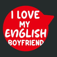 I Love My English Bf Women's Triblend Scoop T-shirt | Artistshot