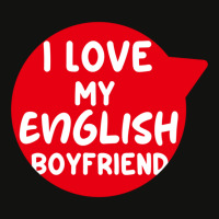 I Love My English Bf Scorecard Crop Tee | Artistshot