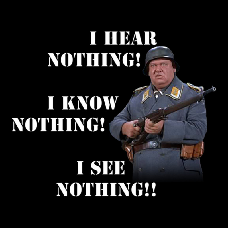 Sgt Schultz Hogan_s Heroes Nothing Quote Adjustable Cap by cm-arts | Artistshot